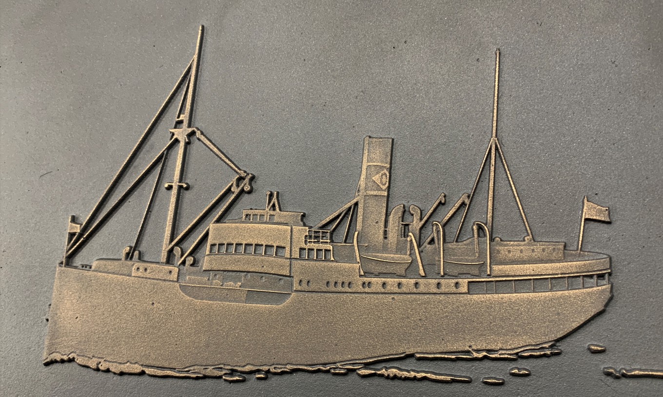 støpte skilt plakett tavle Olsen Nauen Klokkestøperi