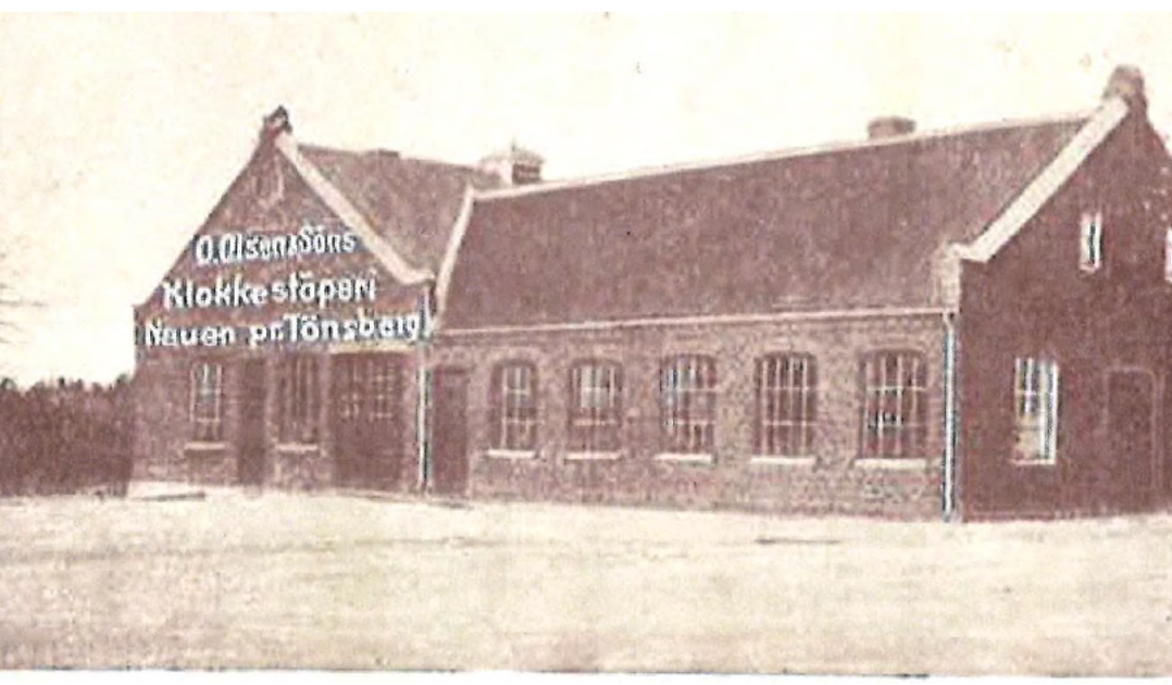 Bygging av støperiet i 1925