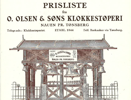 Brsjyre og prisliste trolig fra 1930 årene (forsidebilde)