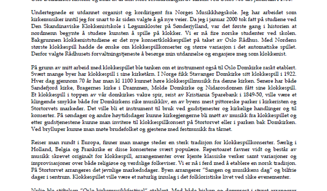 Klokkespillets historie (forsidebilde)