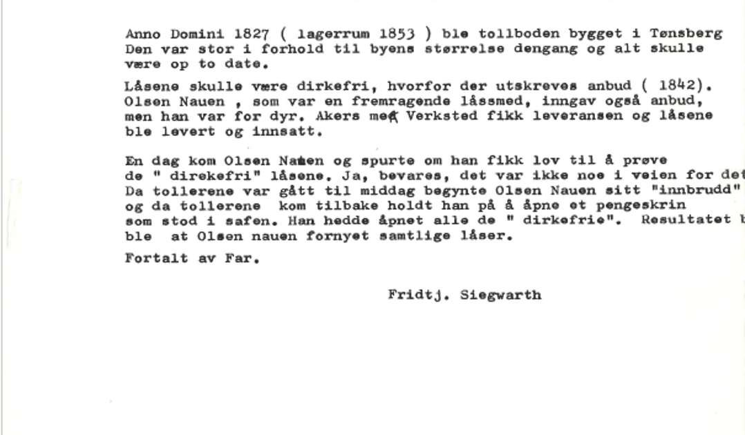 Innbrukk i Tollboden (forsidebilde)