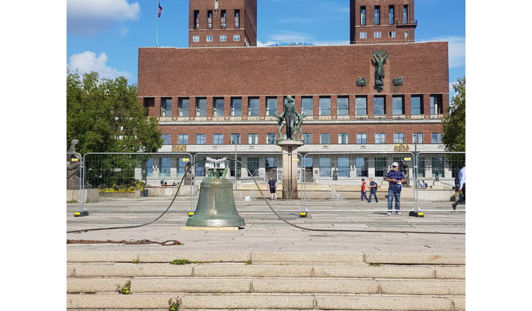 Olsen Nauen Klokkestøperi, klokkespill, kirkeklokker, skipsklokker, 1844, gårdsklokker, norsk industri, småklokker, untuned bell, kunstverk, a k dolven, honnørbrygga, oslo havn, koro