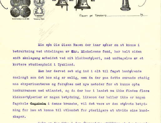 Attest Ole Olsen Nauen (1927)