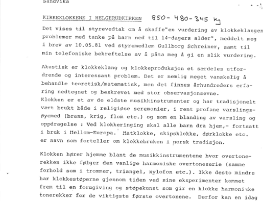 Kirkeklokkers Lydbilde, Gordon Flottorp (1981) (forsidebilde)