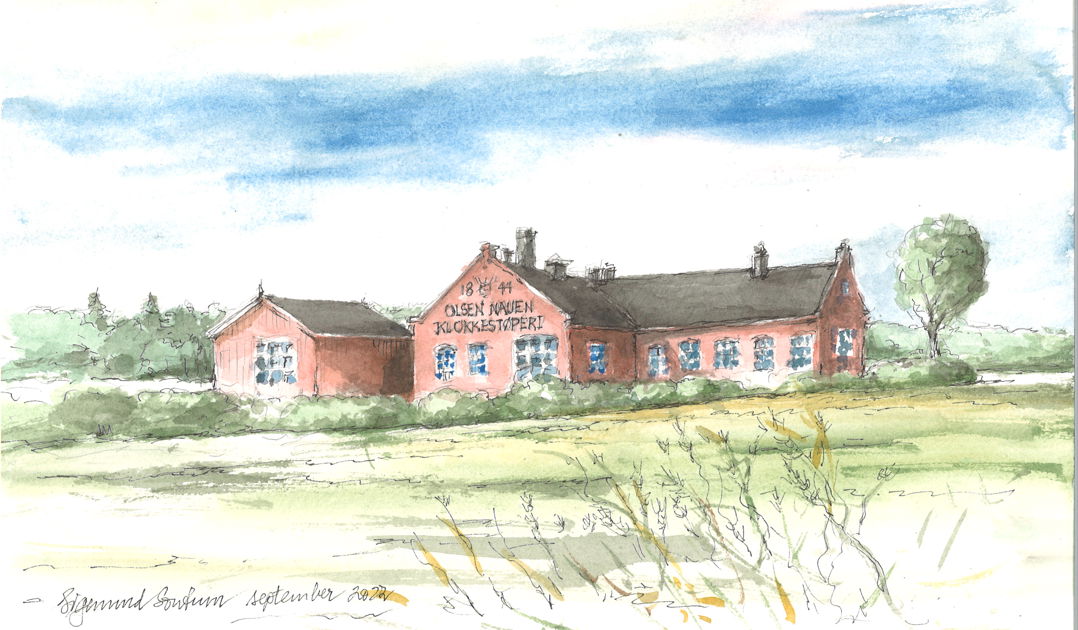 Akvarell Av Sigmund Sontum